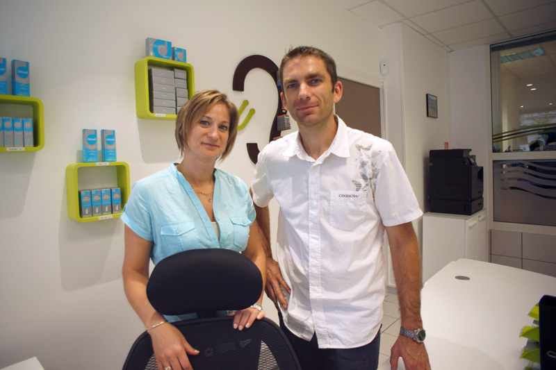 Stella et Olivier Audition Gregoire laboratoire d'audiologie à Gap